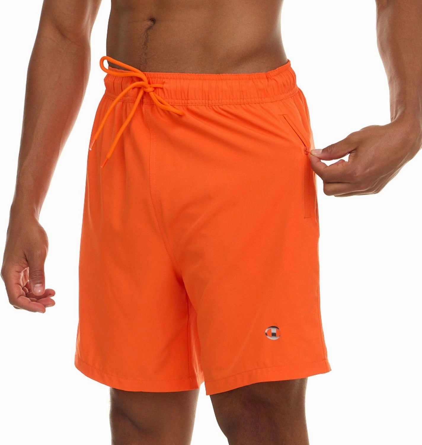 Champion Mens Swim Trunks with Compression Liner, 2 in 1 Mens Bathing Suit Shorts, 7 Inch Inseam Board Shorts for Swimming