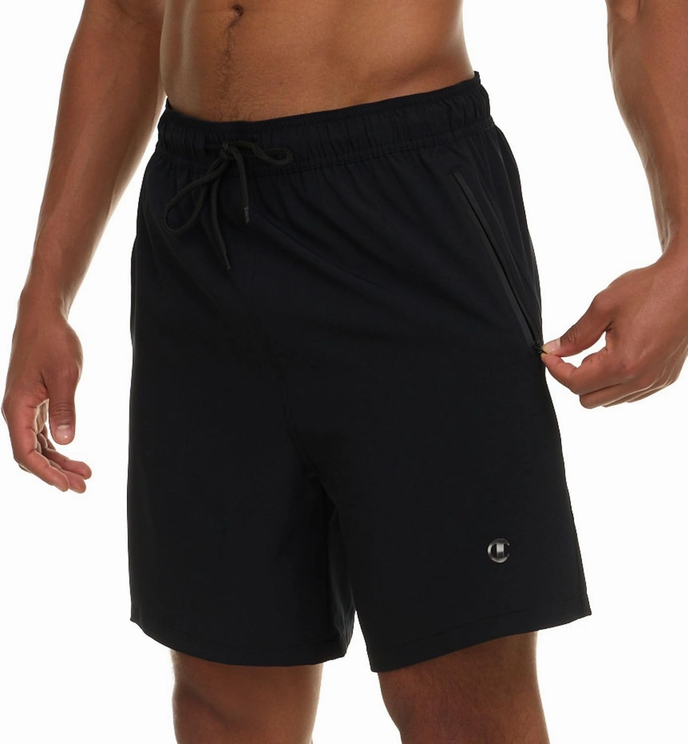 Champion Mens Swim Trunks with Compression Liner, 2 in 1 Mens Bathing Suit Shorts, 7 Inch Inseam Board Shorts for Swimming