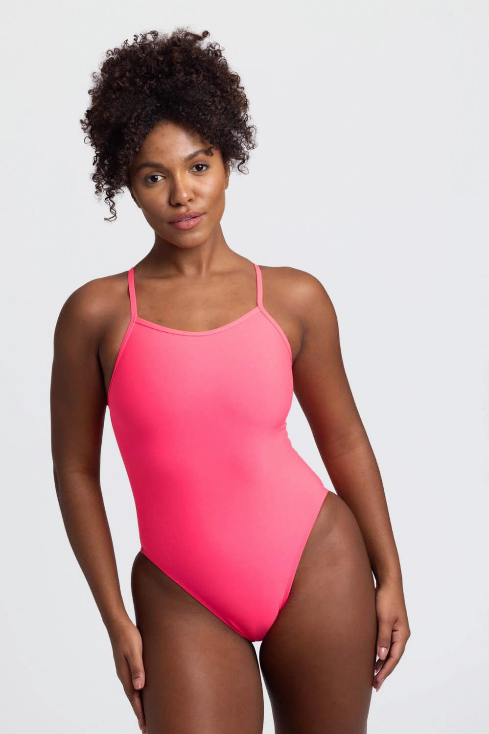 Chevy One Piece Swimsuit - Hot Pink