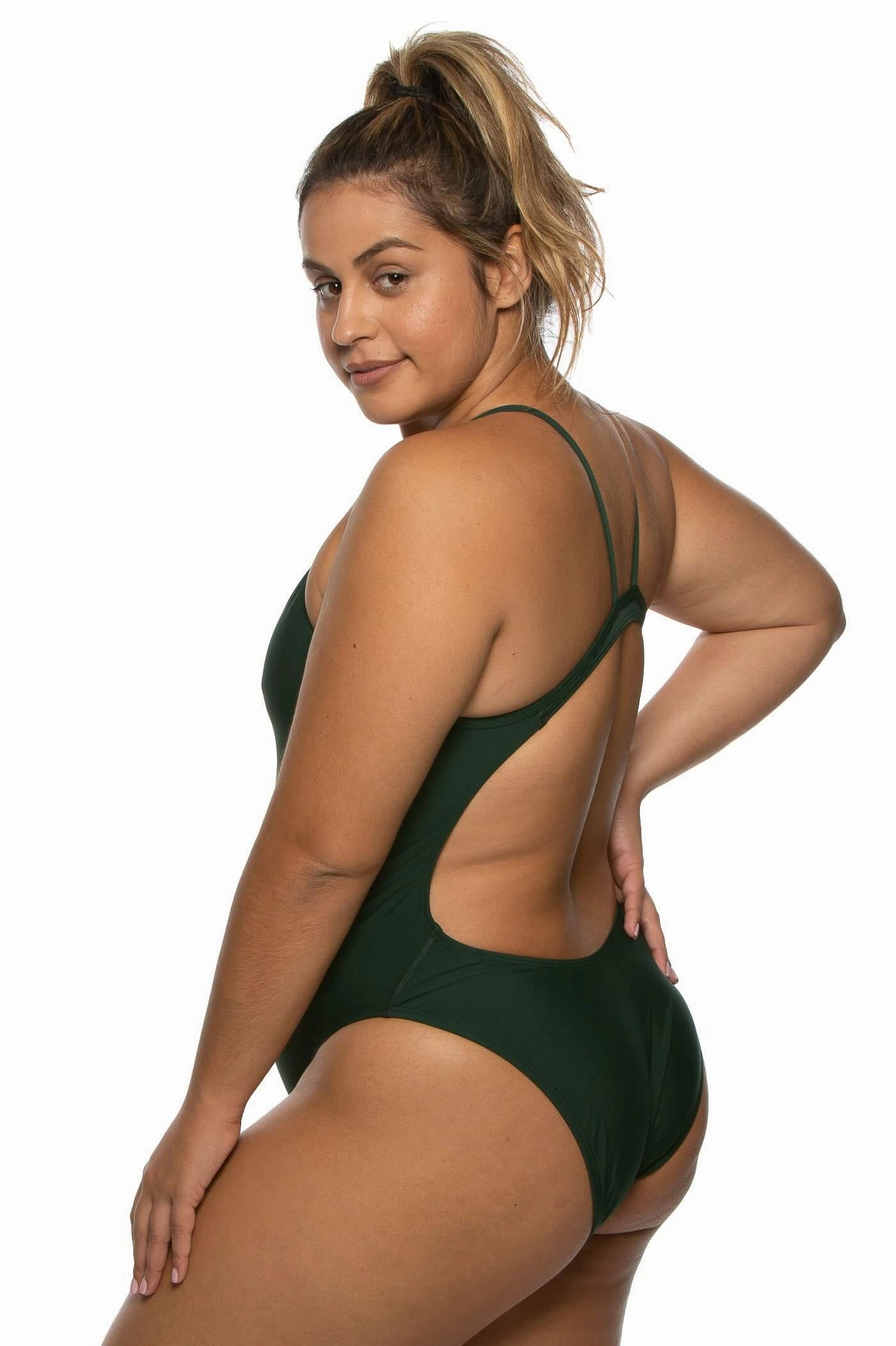 Chevy One Piece Swimsuit - Pine