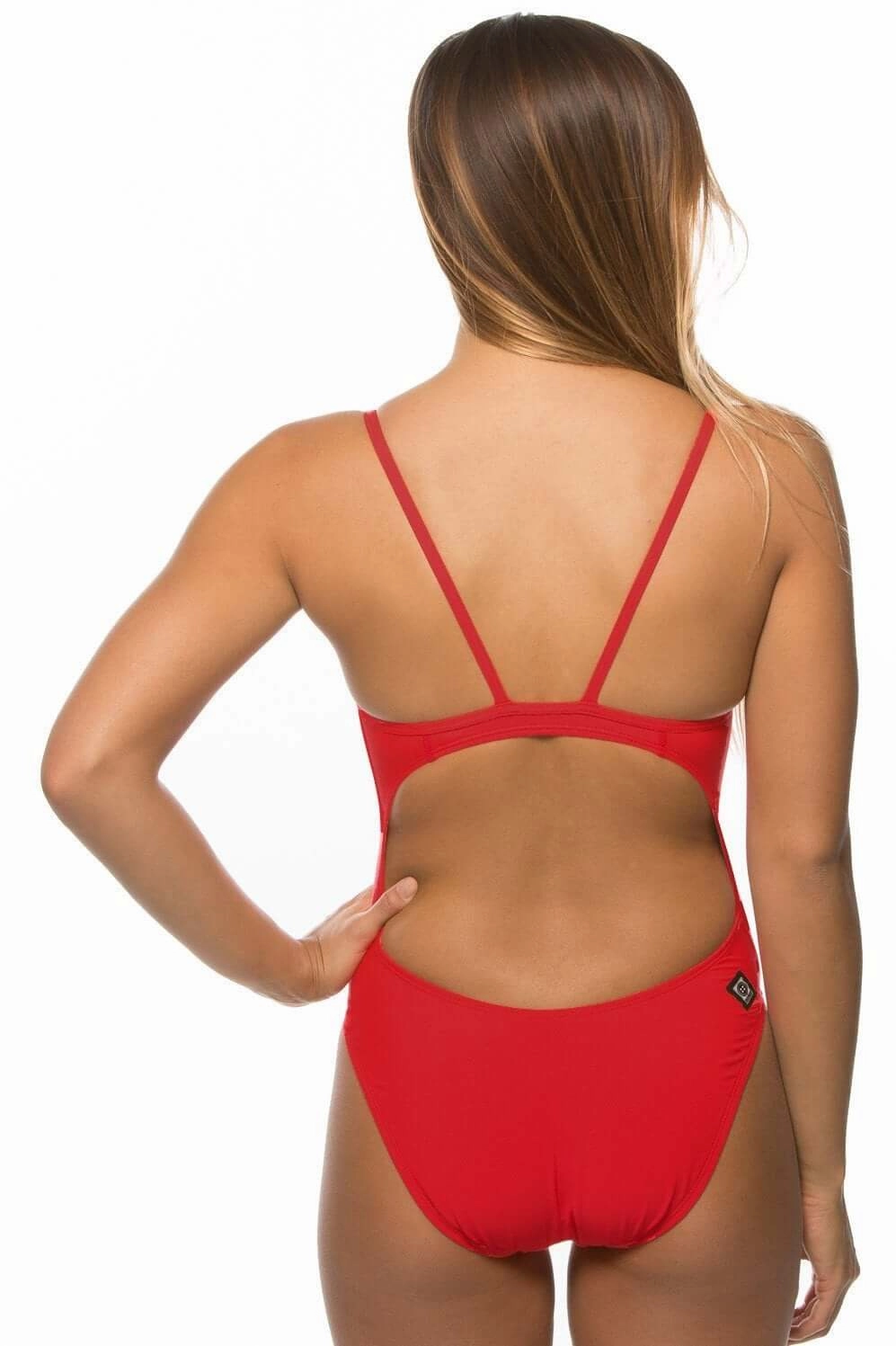 Chevy One Piece Swimsuit - Red