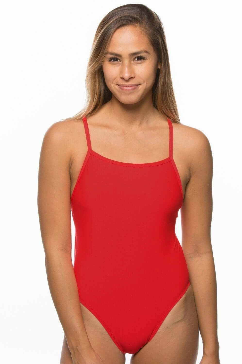 Chevy One Piece Swimsuit - Red