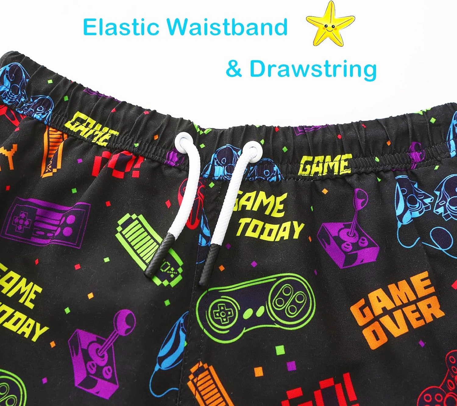 CJMJXPH Boys Swim Trunks Toddler Swim Shorts Little Boys Bathing Suit Swimsuit Swimwear