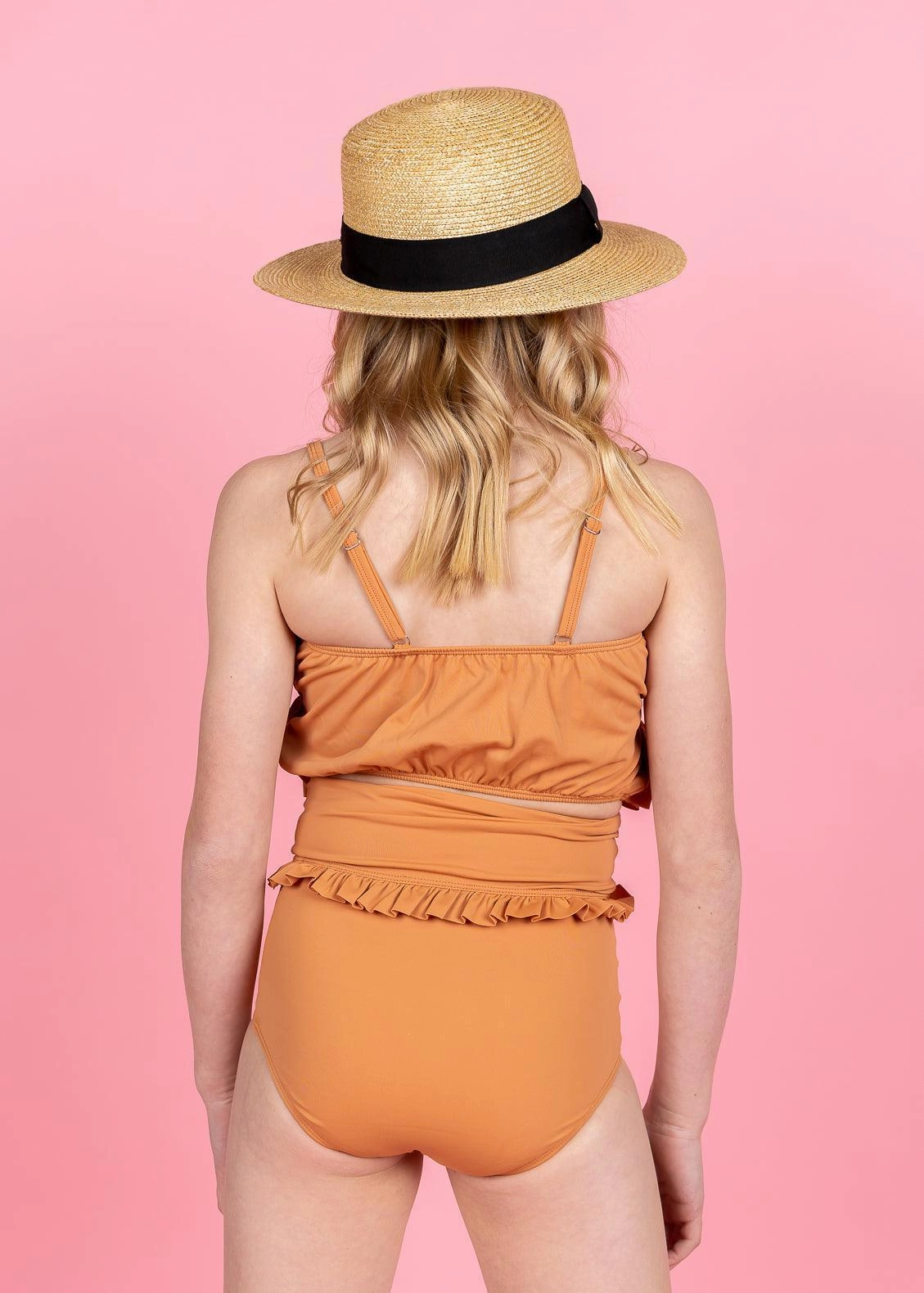 Clay | Youth Mid-Ruffle Bottoms
