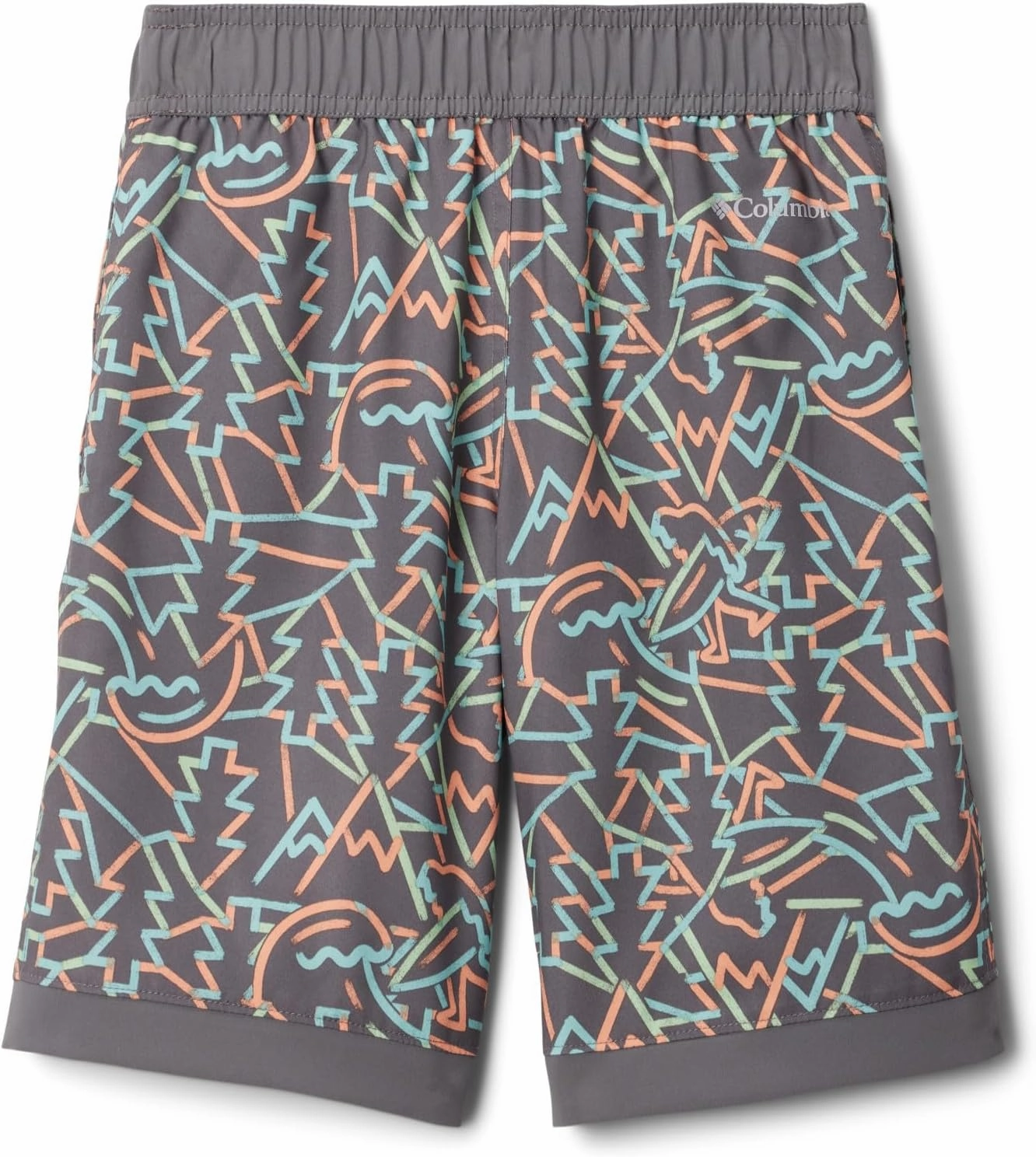 Columbia Boys Sandy Shores Boardshort, Moisture-Wicking, UV Sun Protection