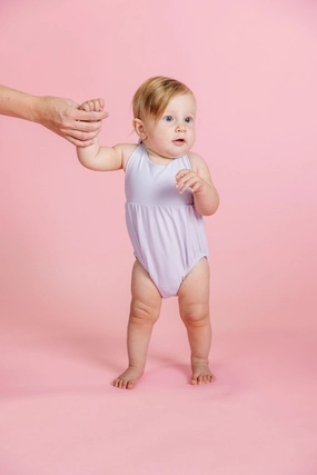 Cotton Purple | Baby Romper One-Piece