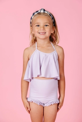 Cotton Purple | Mini All Ruffled Up Bottoms