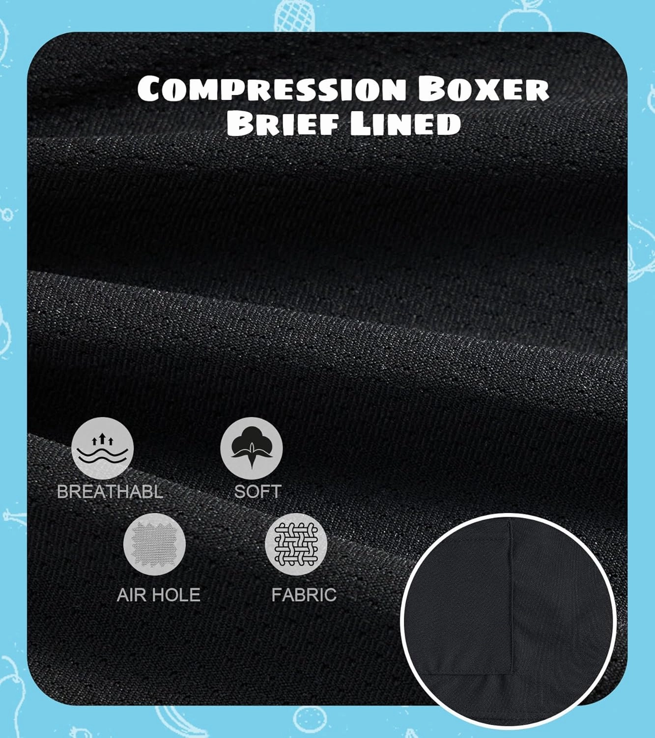 Cozople Boys Swim Trunks Compression Liner Swim Shorts Quick Dry Bathing Suit with Boxer Brief Swimwear 4-10T