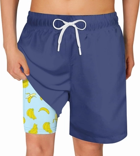 Cozople Boys Swim Trunks Quick Dry Bathing Suits Compression Liner Swim Shorts Swimwear 7-20 Years