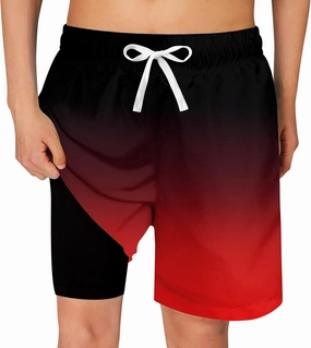 Cozople Boys Swim Trunks Quick Dry Compression Liner Swim Shorts Summer Bathing Suit with Inner Pocket Swimwear 7-20T