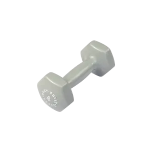 Crowd Favorite Bodysolid Light Gray 4lb Vinyl Dumbbell Instant Favorite, New Year workout sale, Cross training shoes