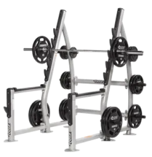 Crowd Favorite CF-3367 SQUAT RACK Back in Stock, Meditation cushion, Overhead pulley storage