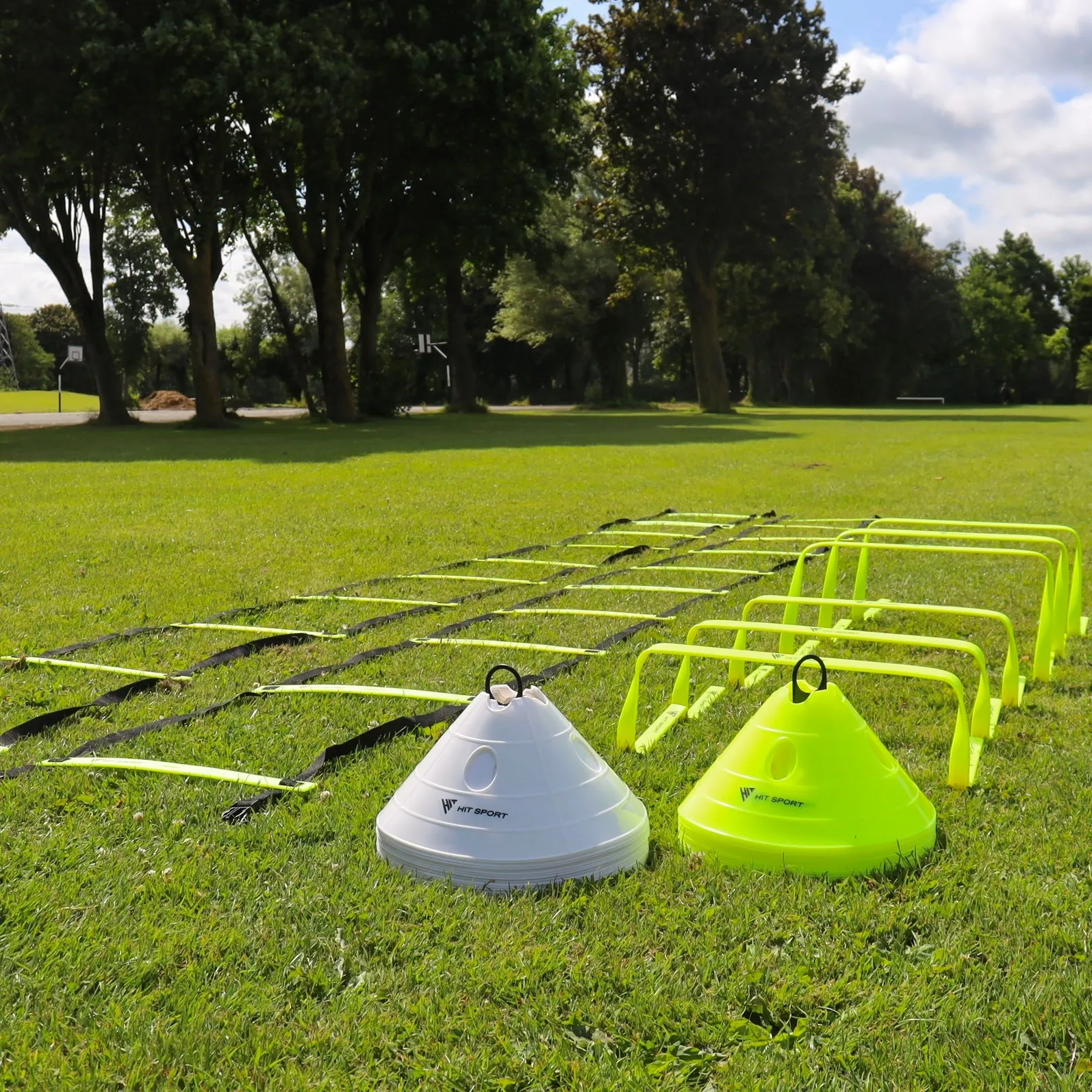 Crowd Favorite Hit Sport Speed Agility Kit You Deserve This, Push Up Racks, Yoga wheel for back