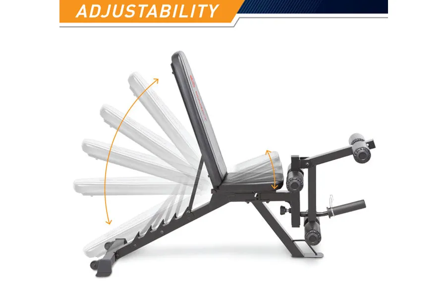 Marcy Deluxe Utility Weight Bench (SB-350) (IN-STORE SPECIAL), Aerobic Training,Yoga, Vegan protein bars, Compression Boots