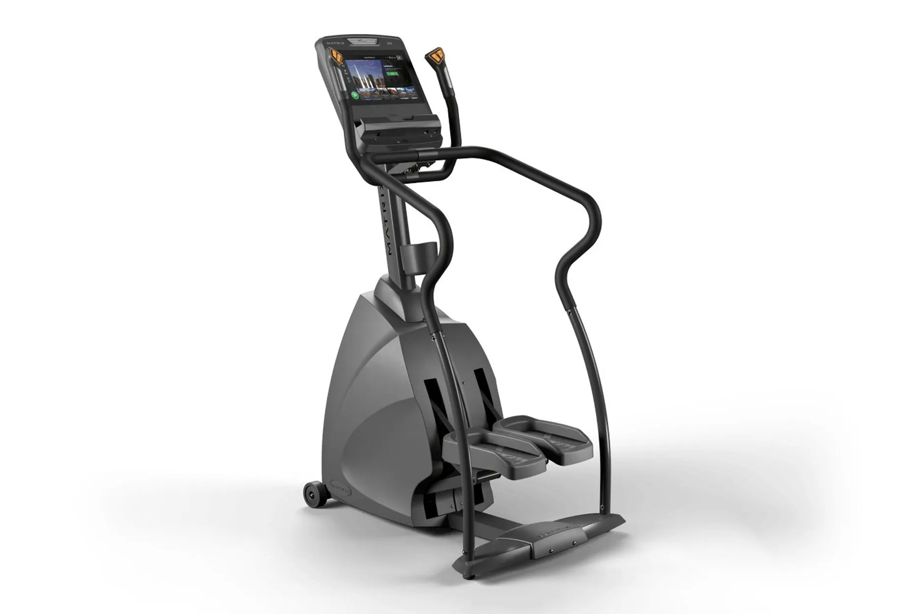 Crowd Favorite Matrix Endurance Stepper Everyones Talking, Rubber Gripped Olympic Plates