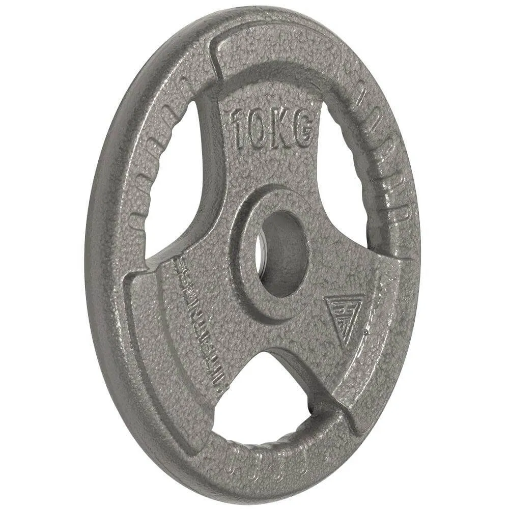 Olympic Cast Iron Tri-Grip Disc | 10kg, Meal prep containers