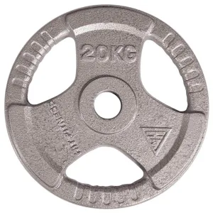 Crowd Favorite Olympic Cast Iron Tri-Grip Disc | 20kg Too Good to Miss, Weightlifting chalk