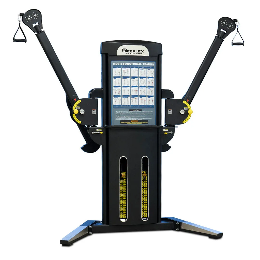 Crowd Favorite Reeplex Commercial Multi-Functional Trainer 2 x 90kg Weight Stacks Fresh Finds, Weight Plate Sets