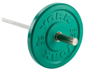 Crowd Favorite York Coloured Olympic Rubber Bumper Plates (Up to 25kg) Everyday Essential, Foldable weight bench, Leg press machine