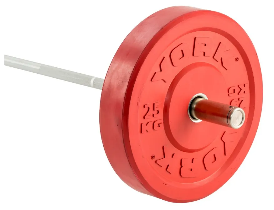 York Coloured Olympic Rubber Bumper Plates (Up to 25kg), Boxing,MMA