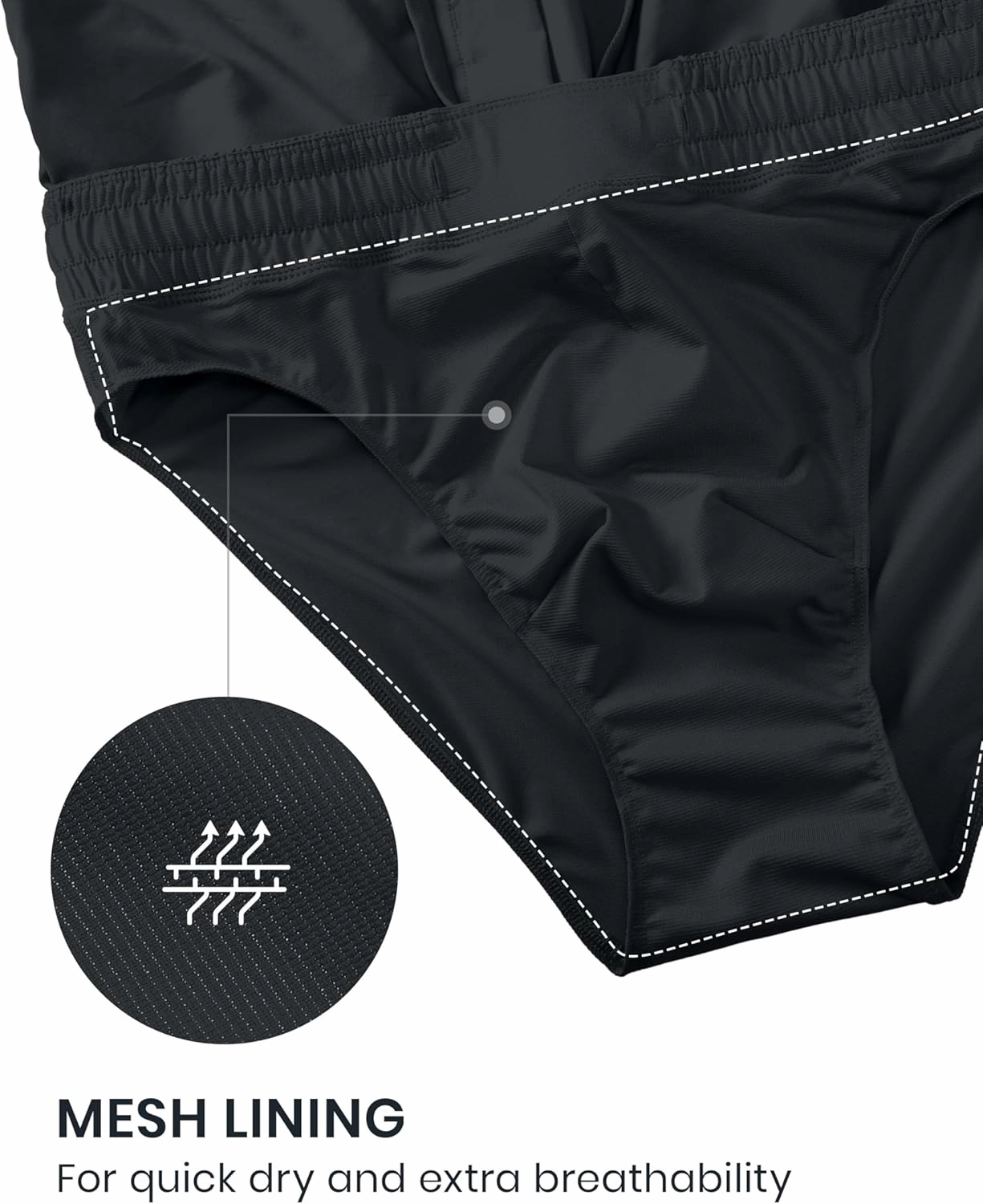 CRZ YOGA Mens Swim Trunks 7'' Quick Dry Mesh Lining Athletic Casual Swimwear Shorts with Zipper Pockets