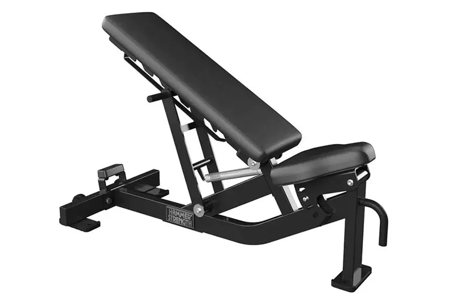 Hammer Strength Athletic Series Multi-Adjustable Bench, Sandbag weight training, Exercise Mats, Recycled rubber gym flooring