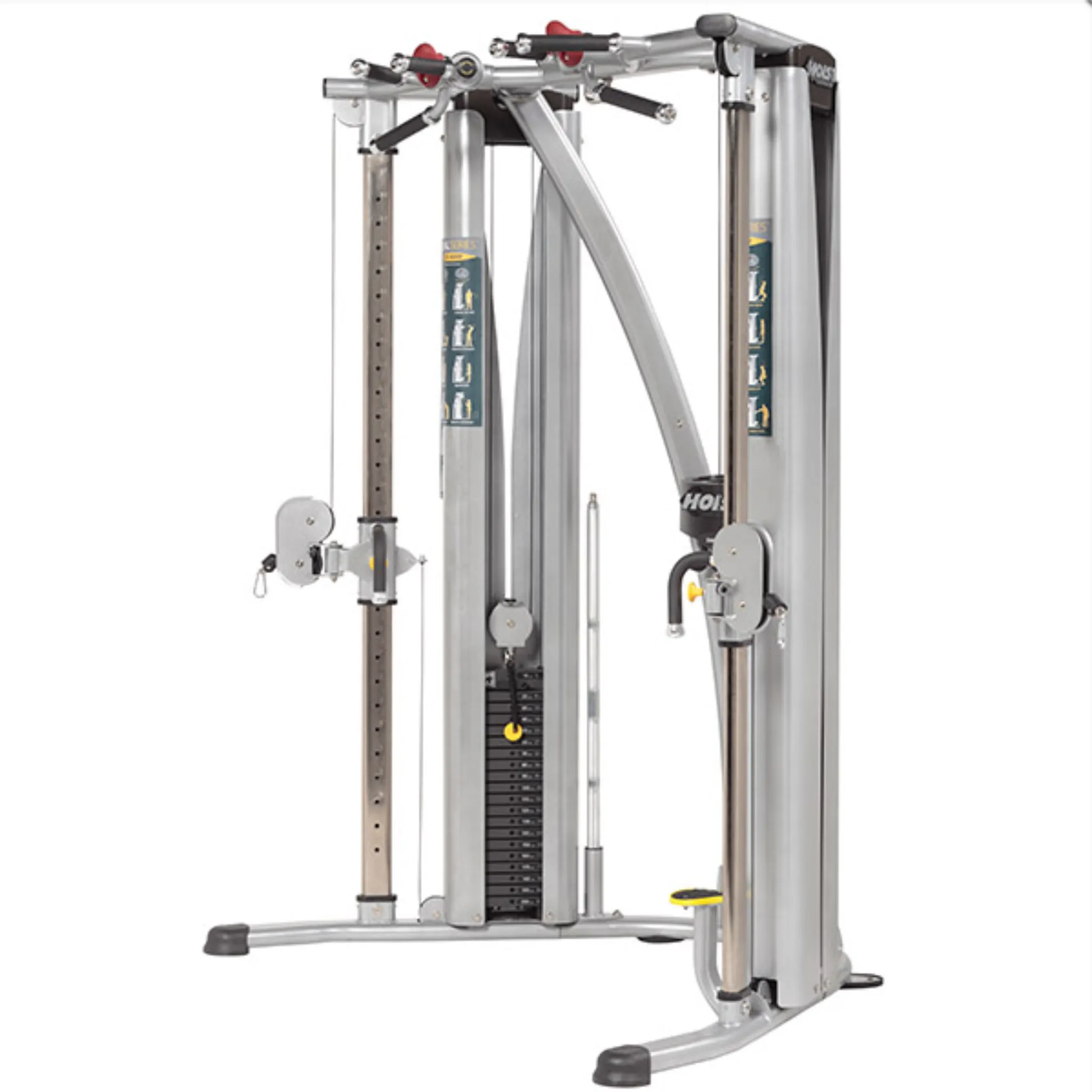 HD-3000 Dual Pulley Functional Trainer, Exercise Balls, Weight Bars, Recovery,Stretching