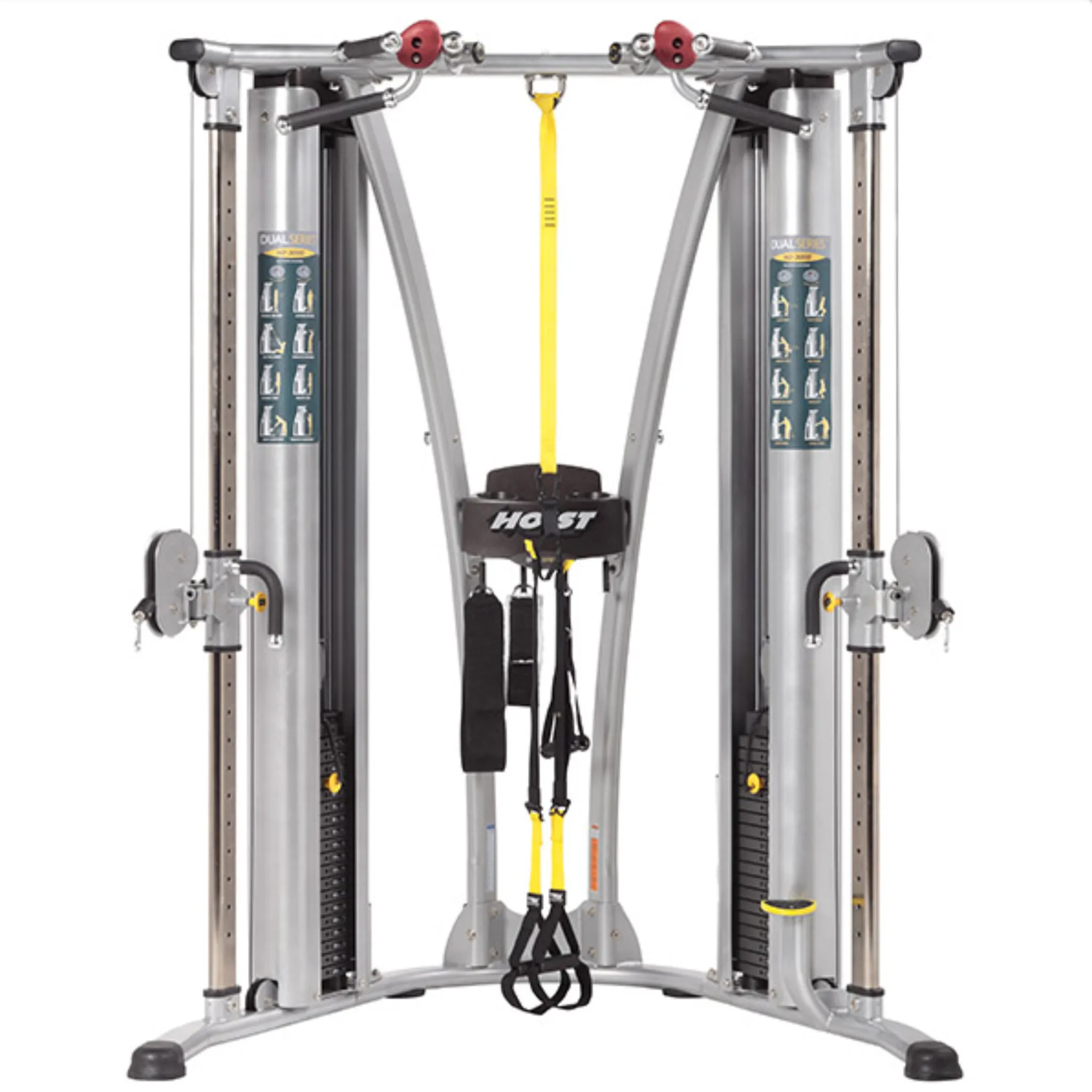HD-3000 Dual Pulley Functional Trainer, Yoga strap with buckle, Portable pull up station, Treadmill Parts,Accessories