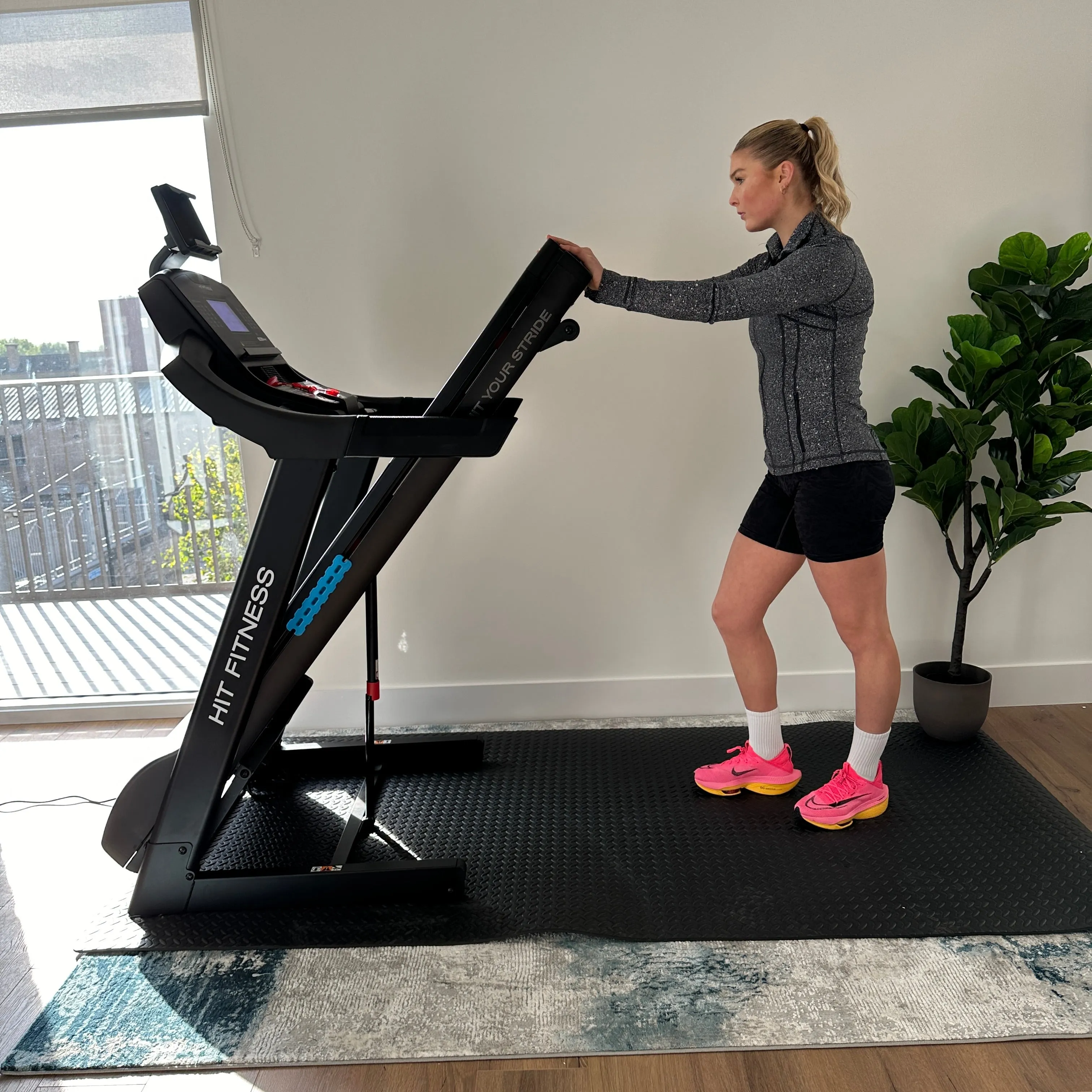 Hit Fitness H5 Treadmill and G7 Pro Exercise Bike | Bundle, Yoga Sustainable Range, Adjustable dumbbells, Weight Plate Sets