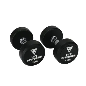 Daily Deal Hit Fitness Round Rubber Dumbbells | 7.5kg Style Meets Function, Battle ropes