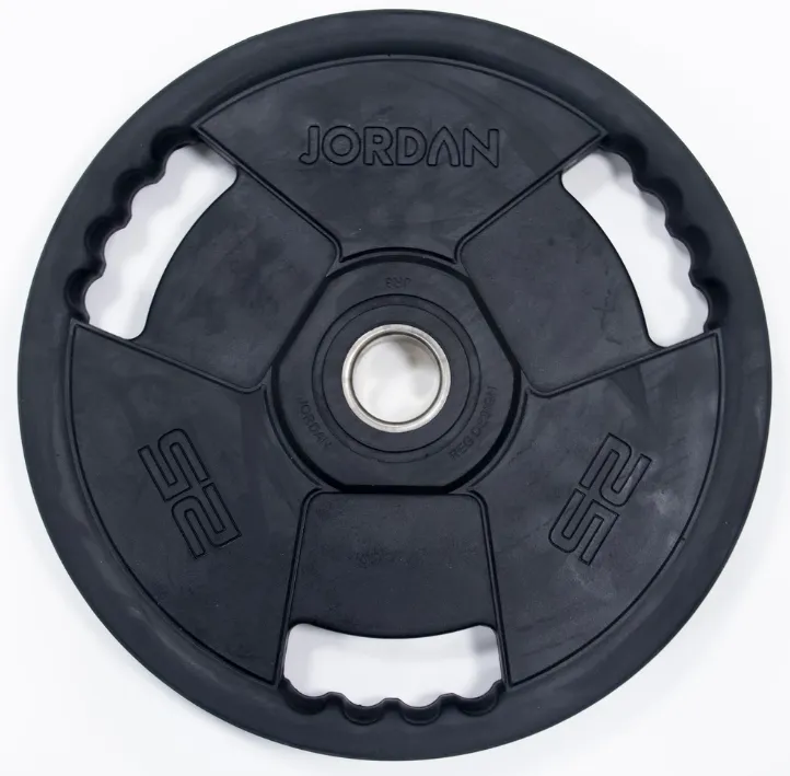 Jordan 140kg Classic Rubber Olympic Disc and Bar Set, Single Stations, Anti-blister socks, Spin bike with monitor