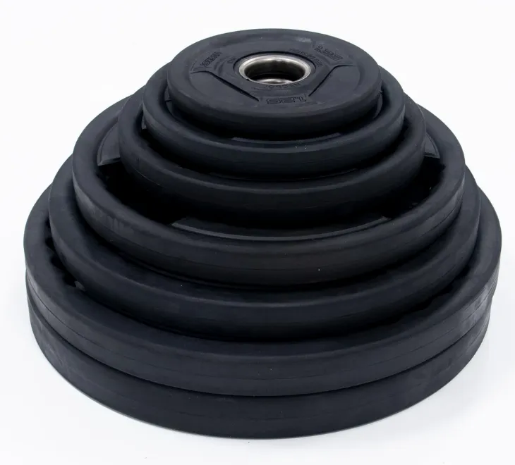 Jordan 140kg Classic Rubber Olympic Disc and Bar Set, Dumbbell Sets, Gym Equipment