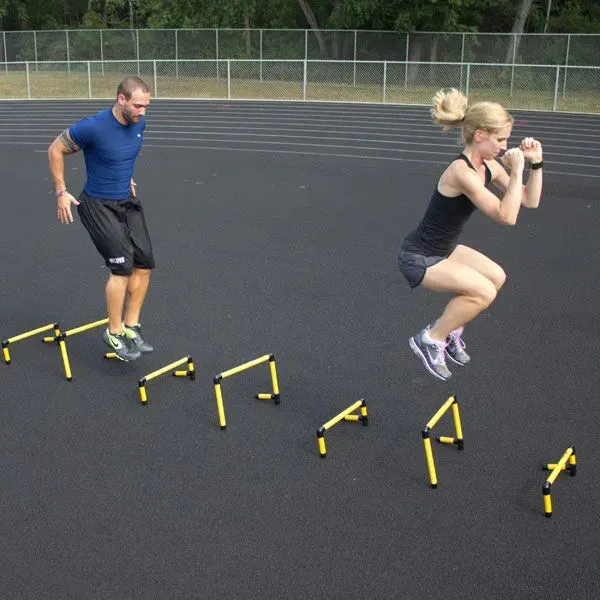 Smart Hurdles 21"-36" (set of 3), Climbing,Battle Ropes, Rack,Platforms, Folding Treadmills