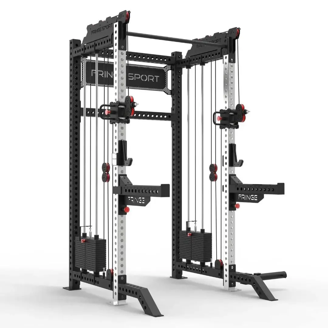 Daily Deal The Dane 2.0, Half Rack Functional Trainer (Attachments Package) Everyones Talking, Collars