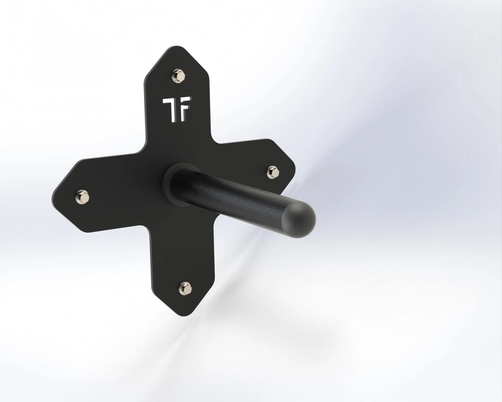 Trigon Olympic Weight Wall Plate Holder, Olympic Individual Frisbee, Fitness Chair, Core and Abs