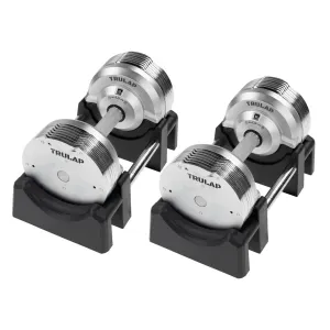 Daily Deal TRULAP 52lb Adjustable Dumbbell Set Just for You, Barbell weight set