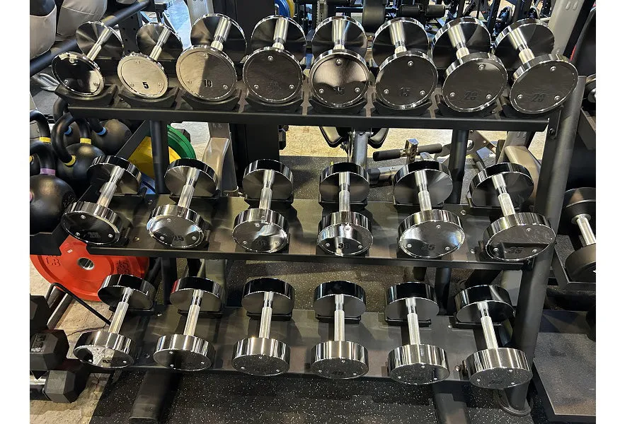 Warrior Pro-Style Chrome Dumbbell Set (5-50lb) (SUMMER SALE), Yoga Blocks,Bricks, Meal prep containers, Anti-blister socks