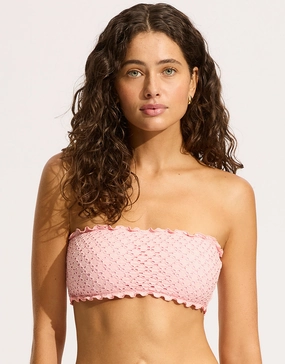 Daydreamer Tube Bikini Top - Dusty Pink