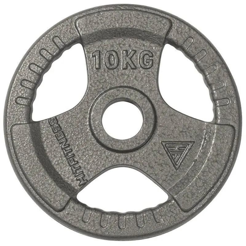 Hit Fitness 80kg Athletic Weight Set | Cast Iron Discs and Barbell, Steppers, Multi Gyms