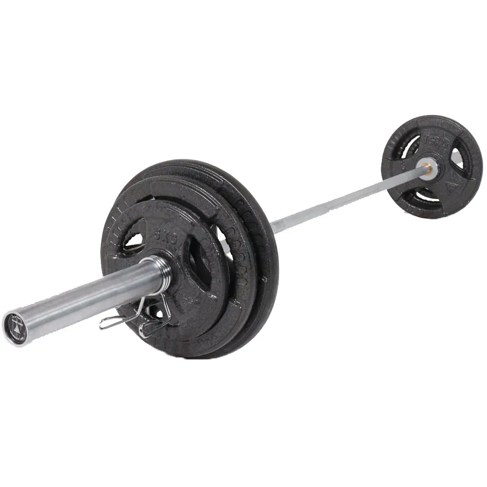 Deal of the Day Hit Fitness 80kg Athletic Weight Set | Cast Iron Discs and Barbell Trending Now, Lifting Accessories, GHD,Core Trainers, Posture corrector