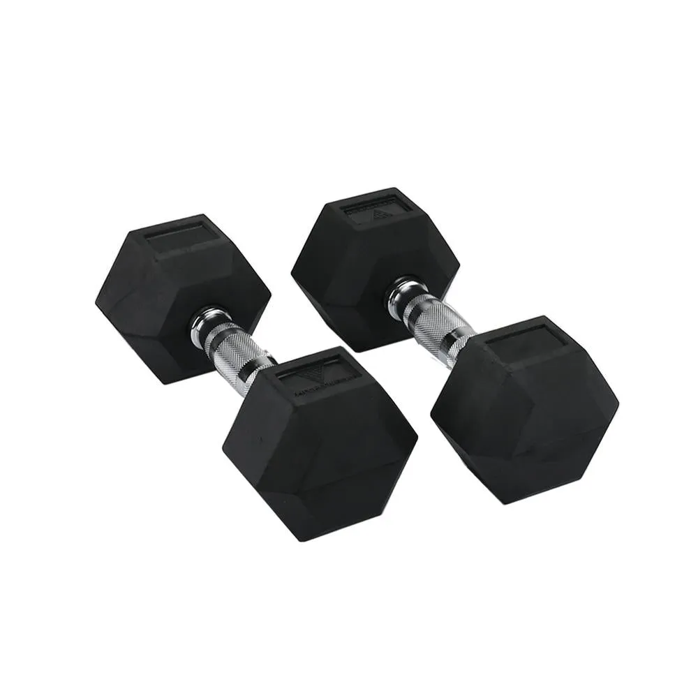 Hit Fitness Hex Dumbbells | 8kg, Agility,Speed, Rowing machine for small spaces, Elliptical,Cross trainers