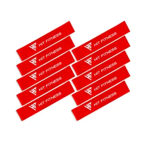 Deal of the Day Hit Fitness Resistance Band 0.9mm (Heavy) | Pack of 10 Just for You, Air bike exercise, Recumbent Bikes