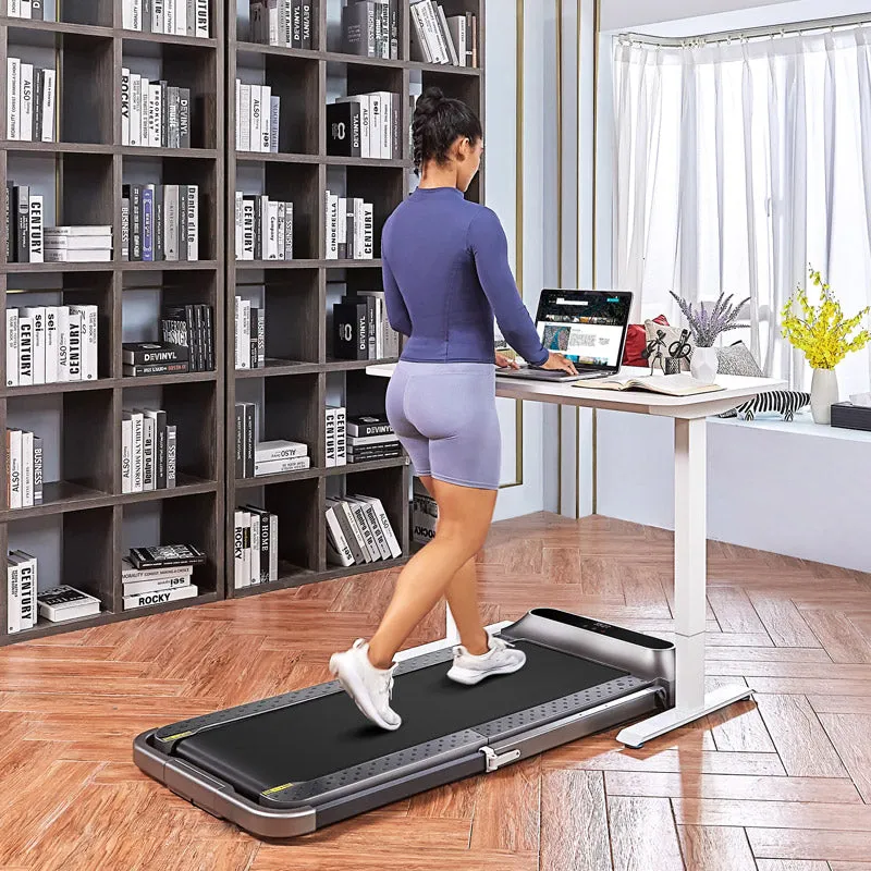 King Smith WalkingPad R2 Under Desk Treadmill, Recycled rubber gym flooring