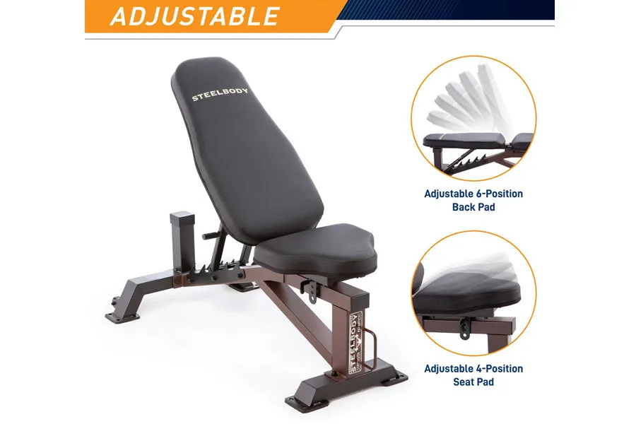 Marcy Utility Bench - SteelBody (STB-10105) (IN-STORE SPECIAL), Medicine Balls, Cable Systems, Leg Machines