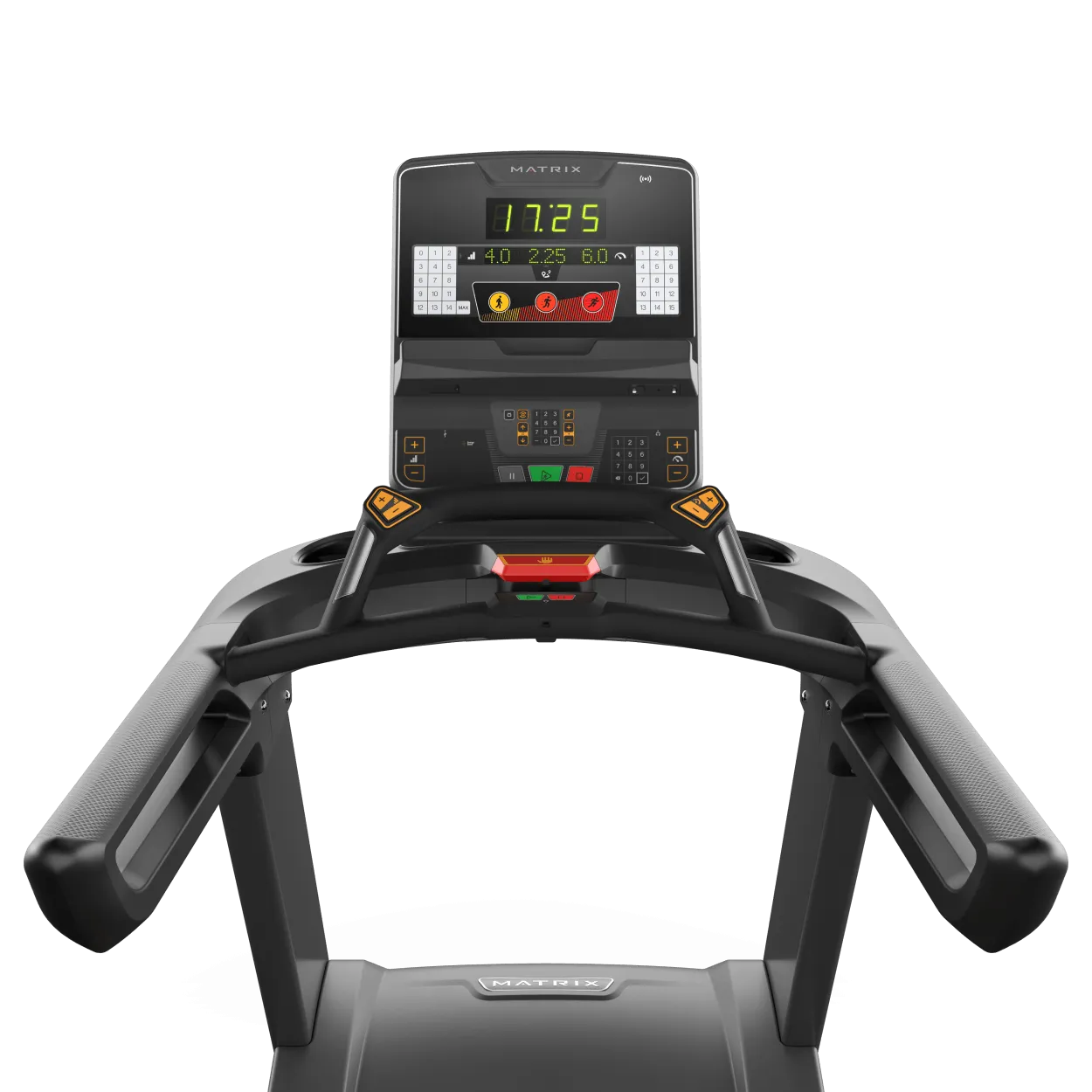 Matrix Performance Plus Treadmill with Group Training LED Console, Non-slip yoga mat, Balance,Stability
