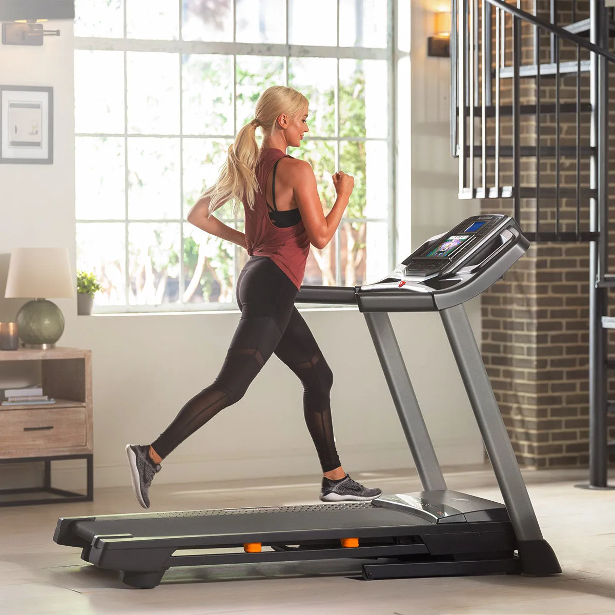 NordicTrack T6.5 S Treadmill, Bumper Plates, Wheelchair accessible gym gear