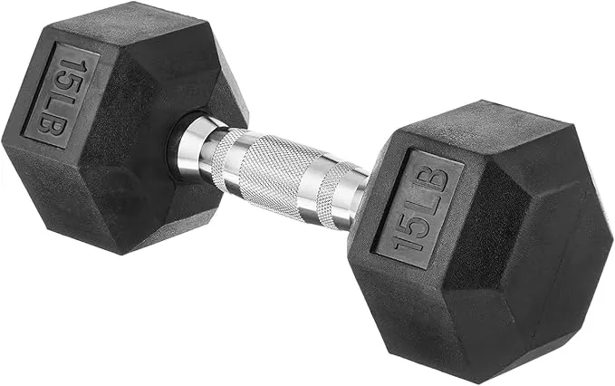 Warrior Rubber Hex Dumbbells (SUMMER SALE - $1.49/lb), Smith Machines, Dumbbell Sets