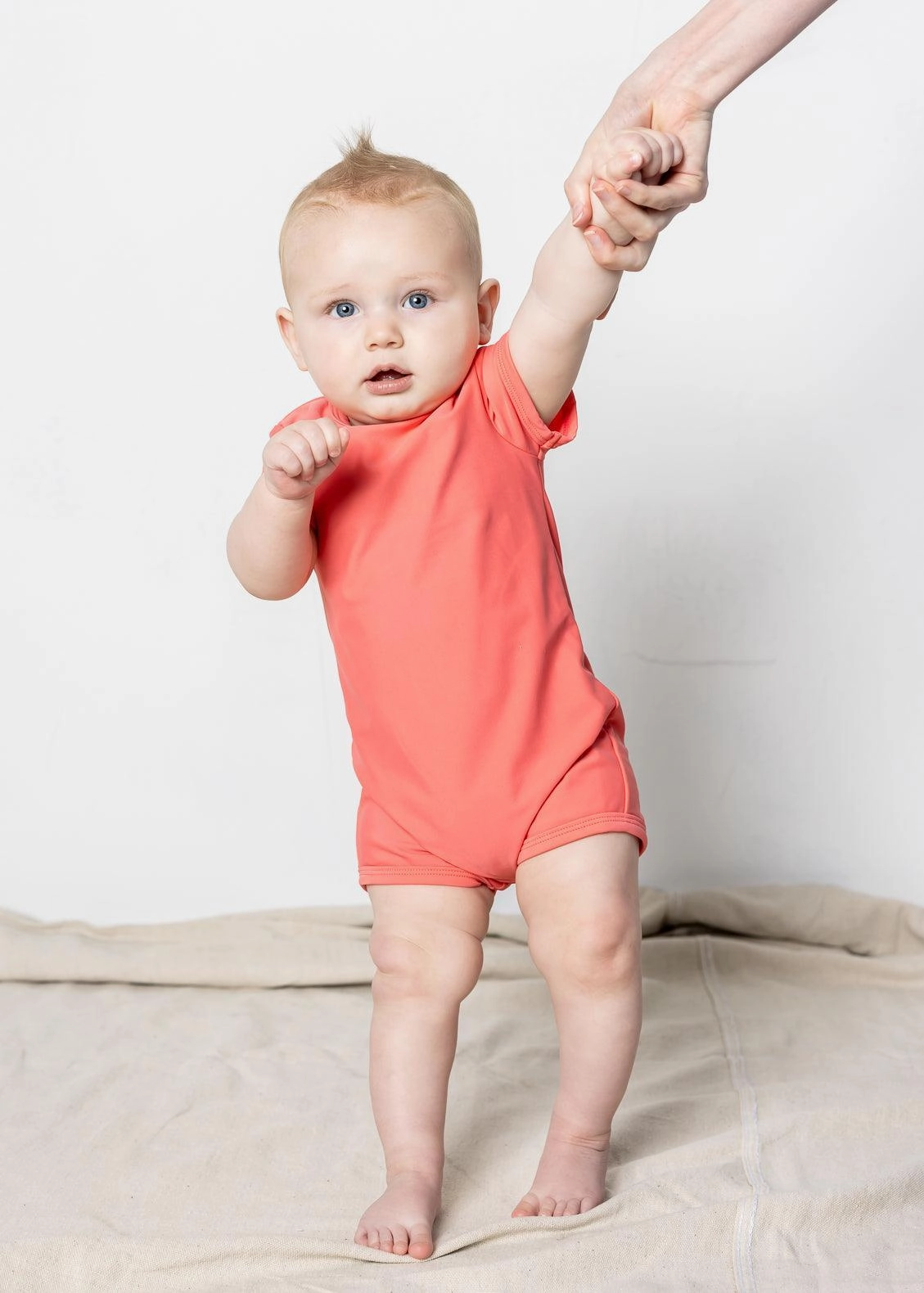 Deep Coral | Baby Shorties Rashguard (Unisex)