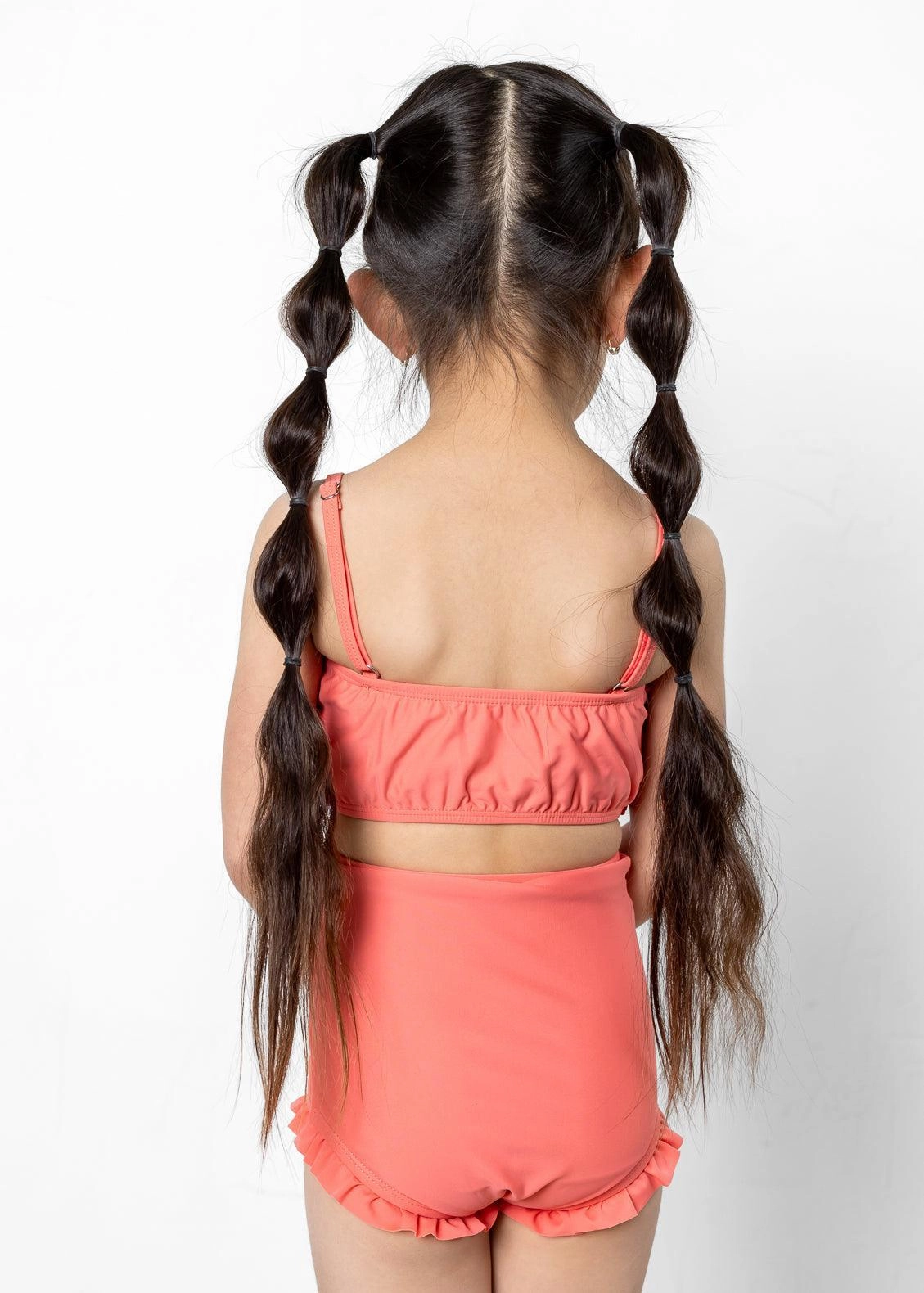Deep Coral | Mini All Ruffled Up Bottoms