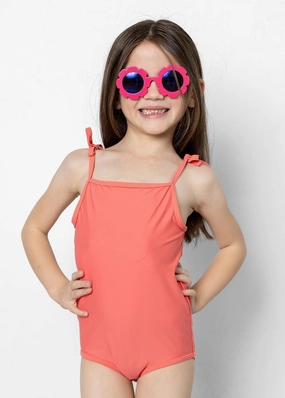 Deep Coral | Mini Simply One-Piece